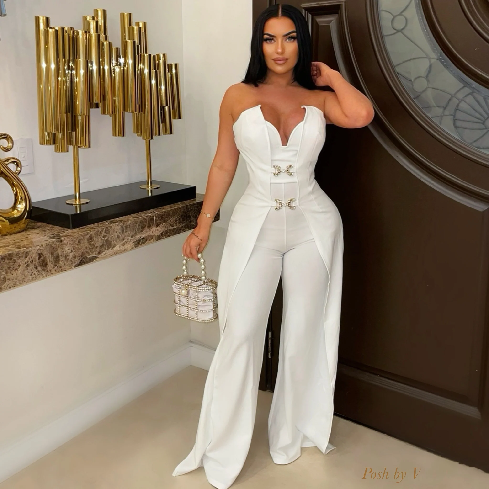 Alice glam jumpsuit (Black) - Image 2