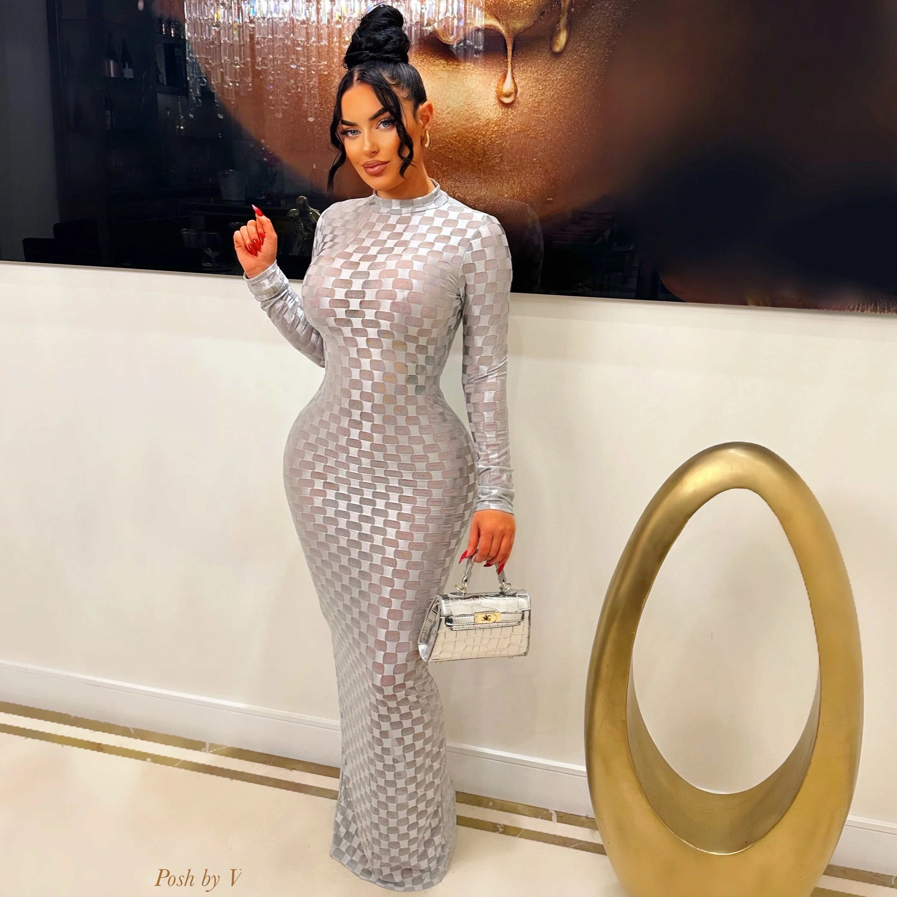 Allure dress (Silver)