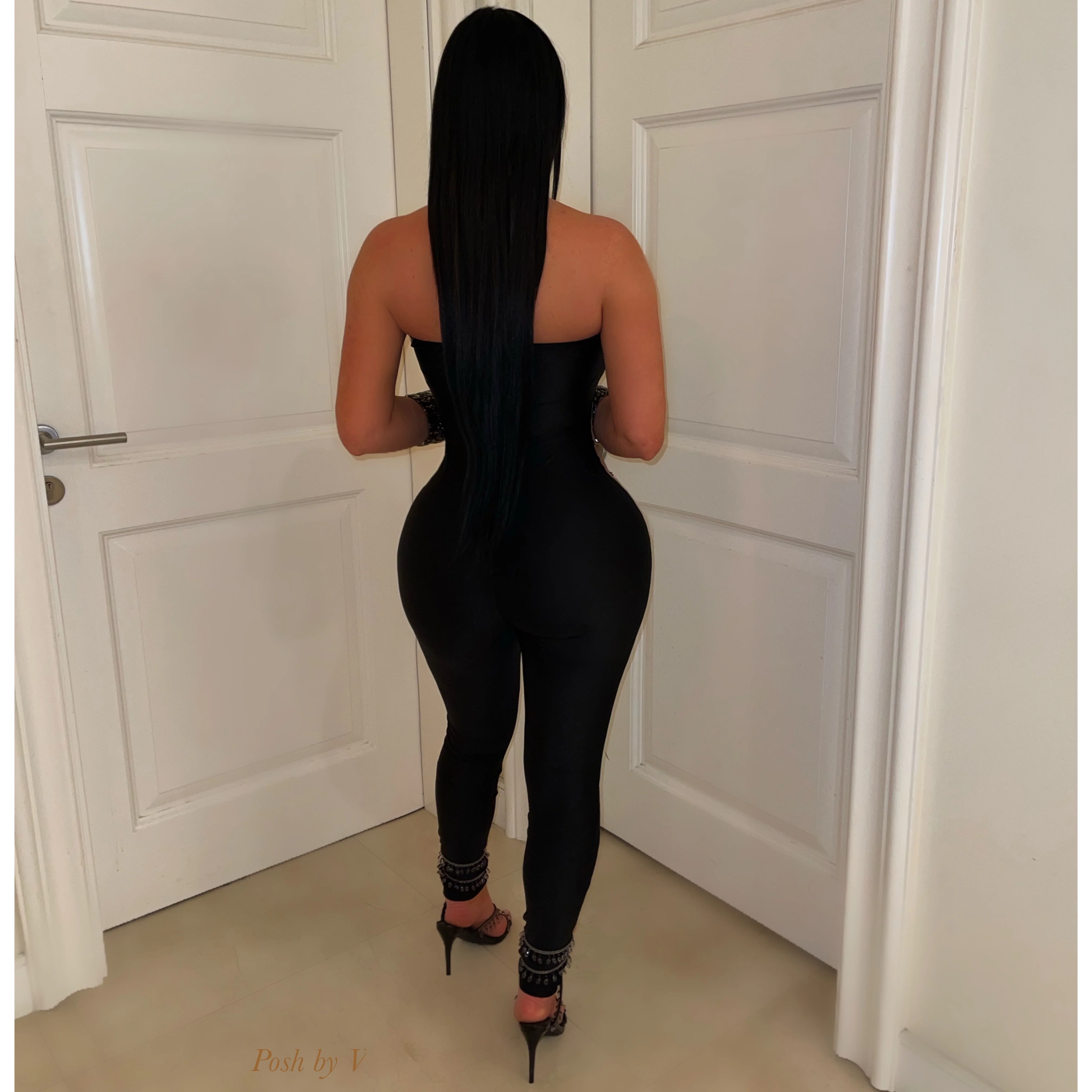Aura glam jumpsuit (Black) - Image 3
