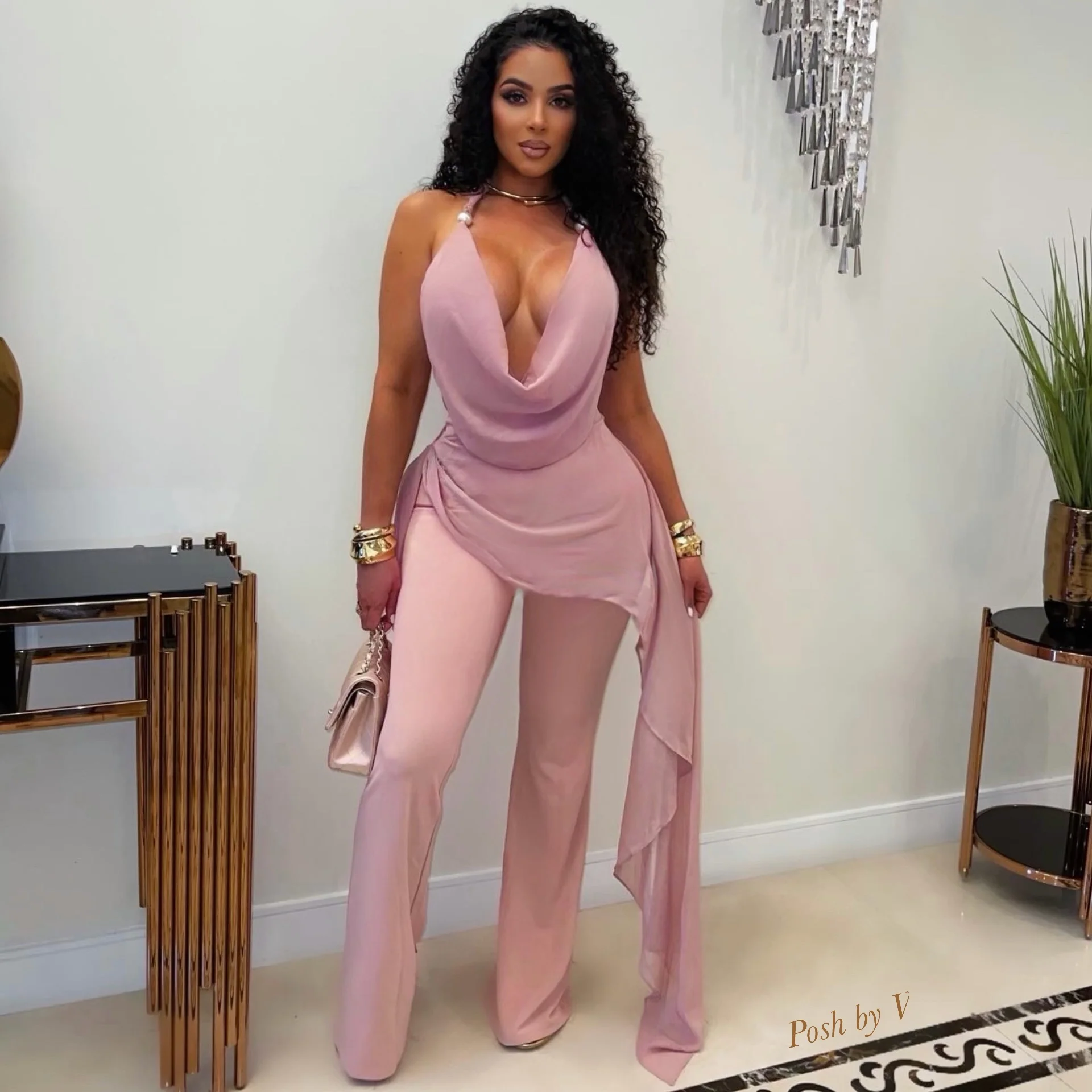 Carmella jumpsuit (Mauve)