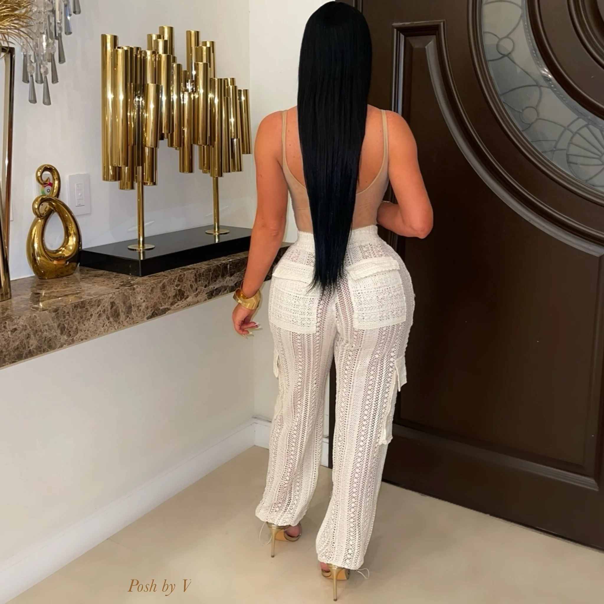 Curacao resort pants (Beige) - Image 2