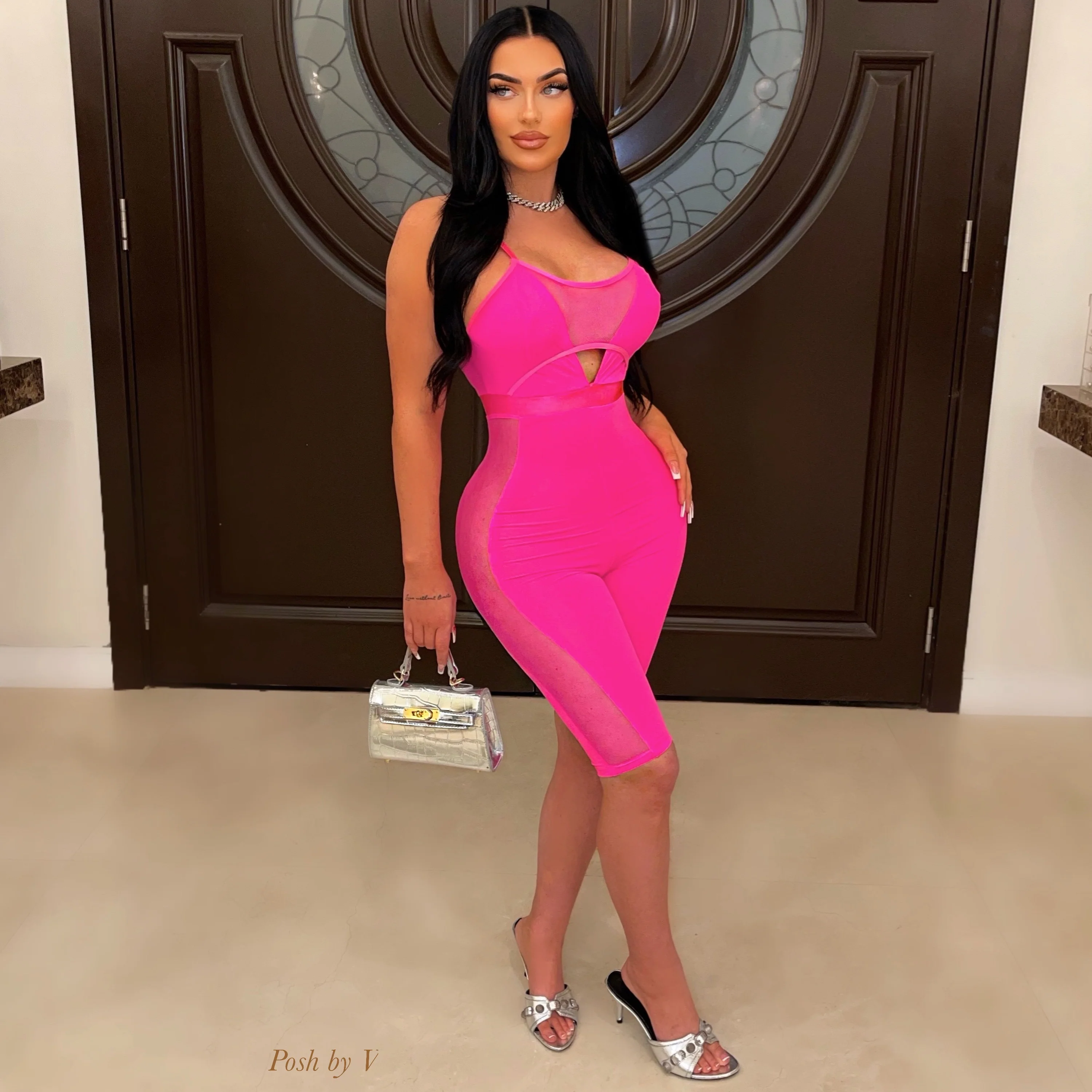 Matte romper (Pink)