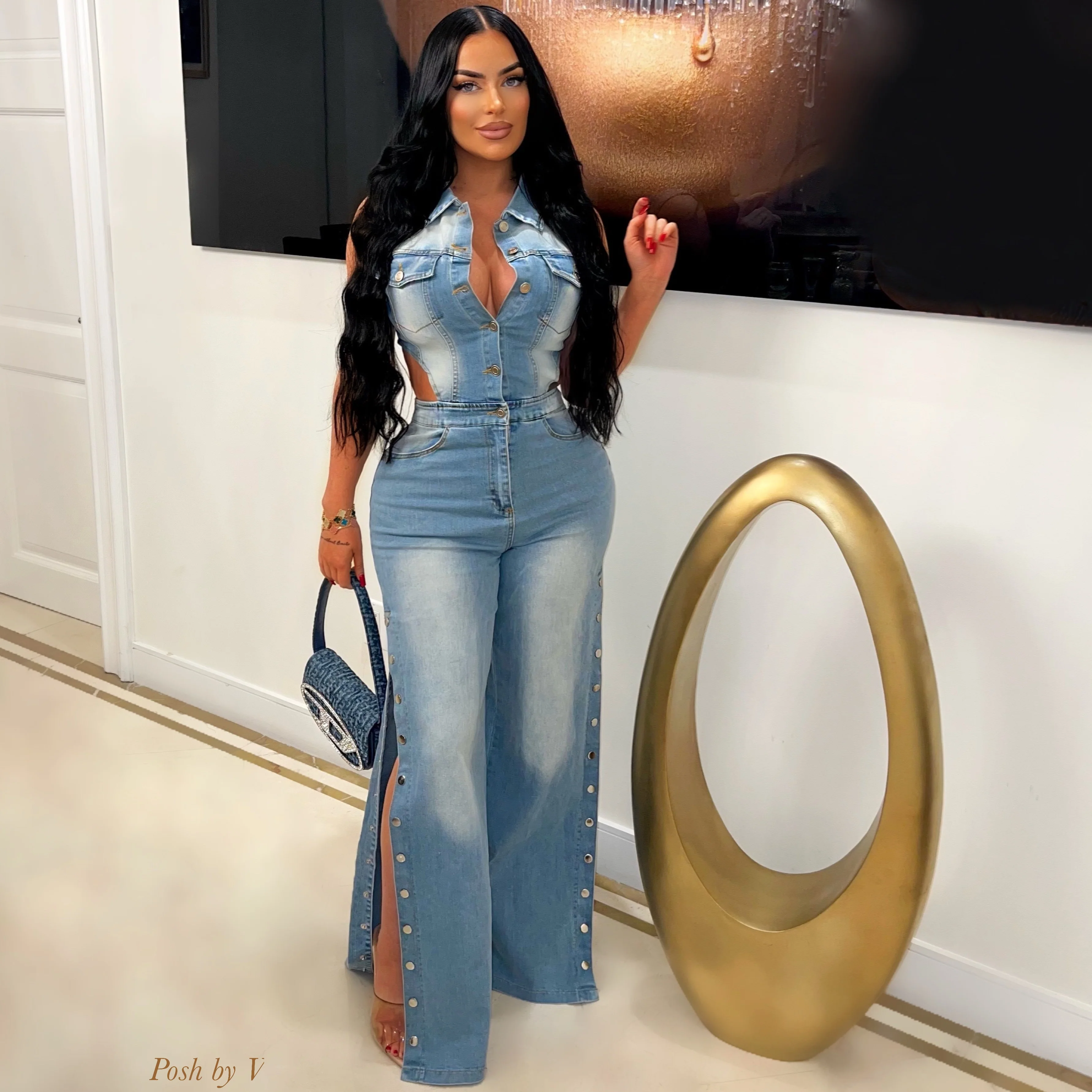 Ola denim jumpsuit - Image 2