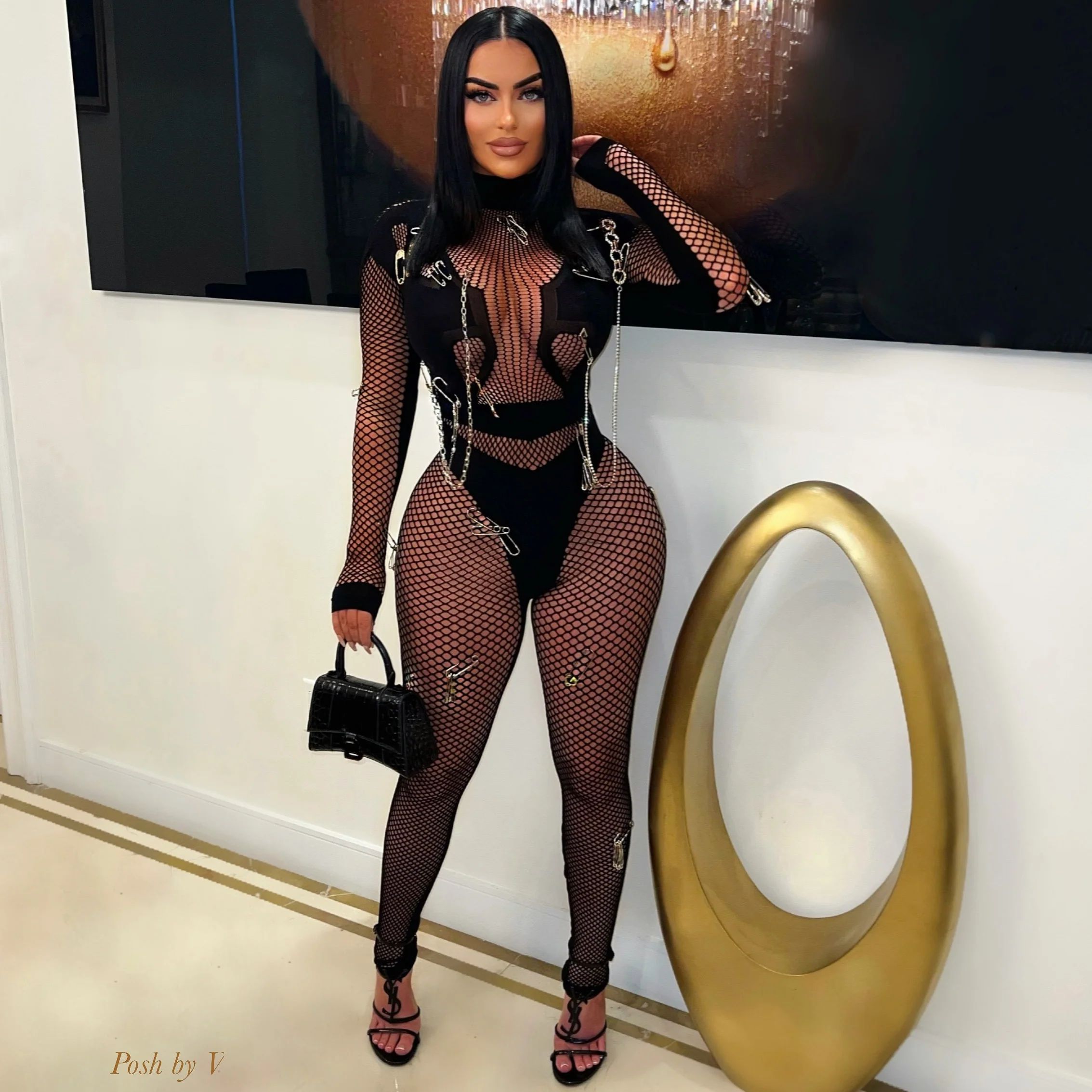 Rozay charm jumpsuit (Green) - Image 2
