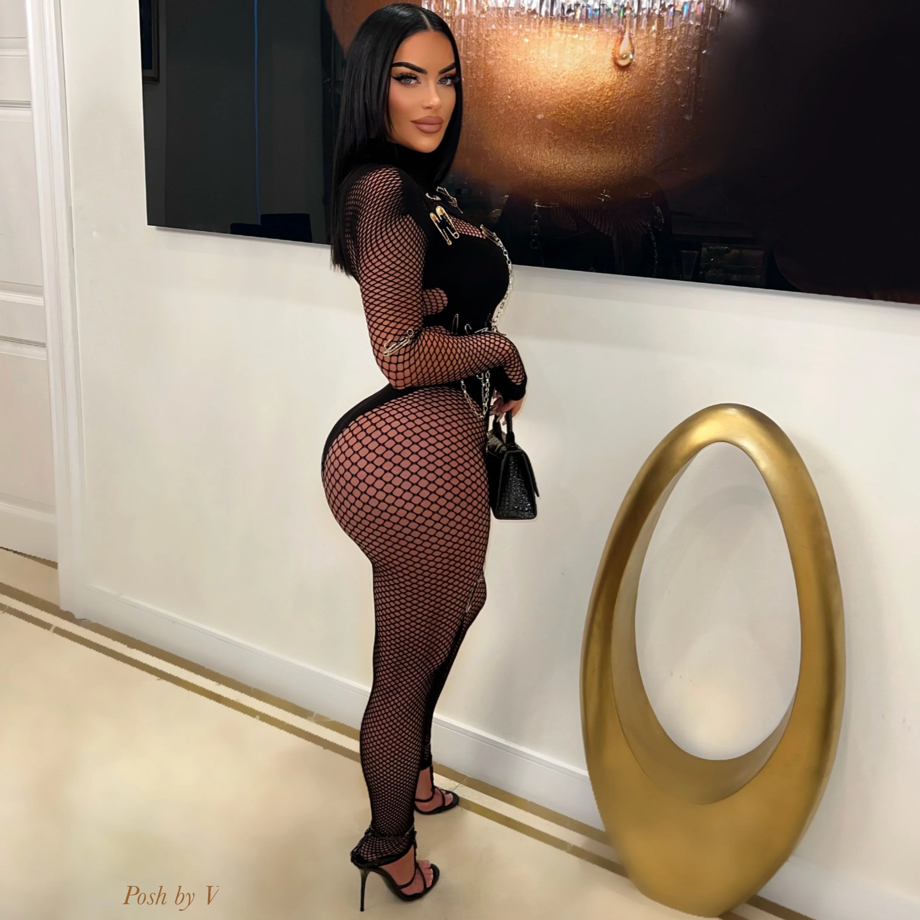 Rozay charm jumpsuit (Green) - Image 3