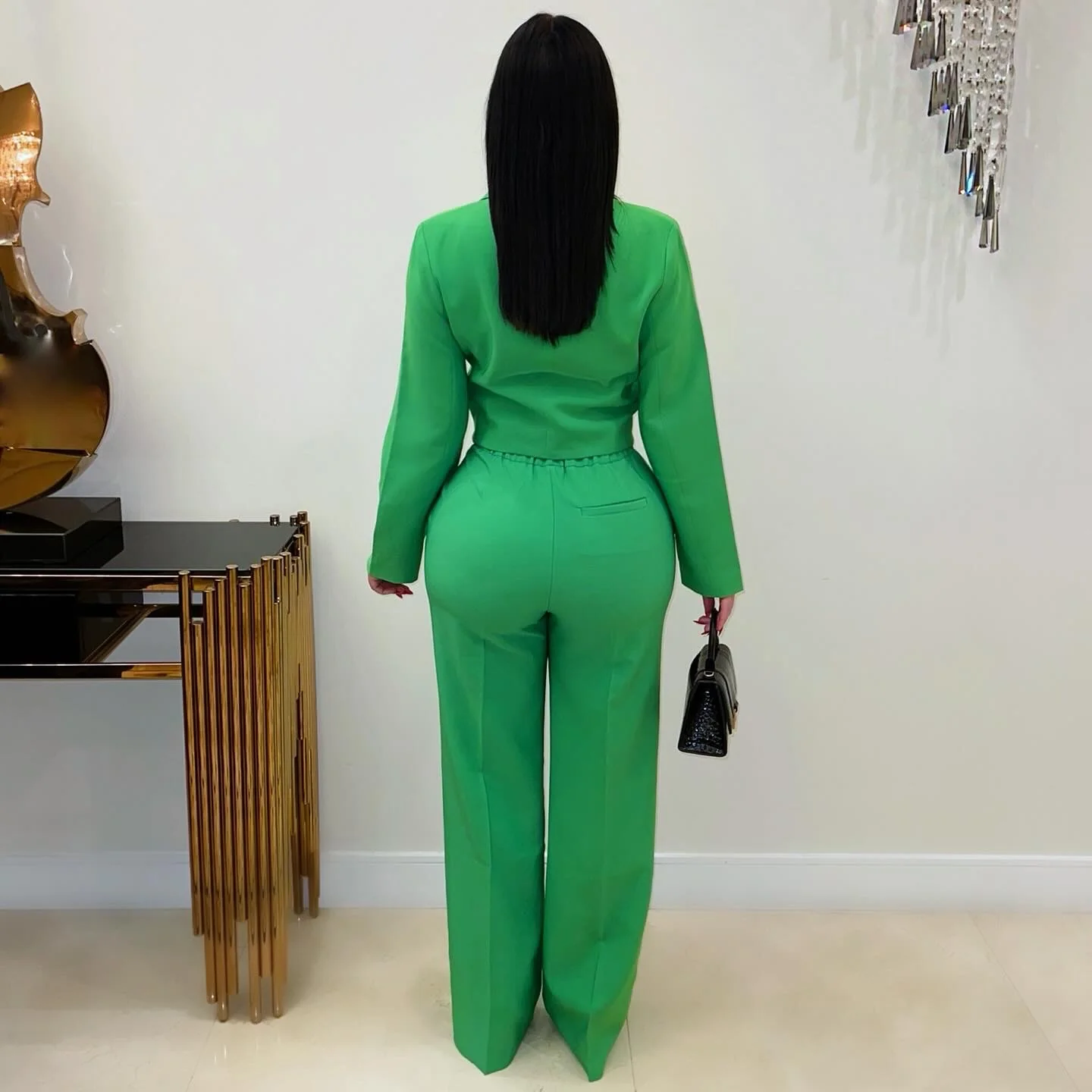 Sade pants set (Green) - Image 2