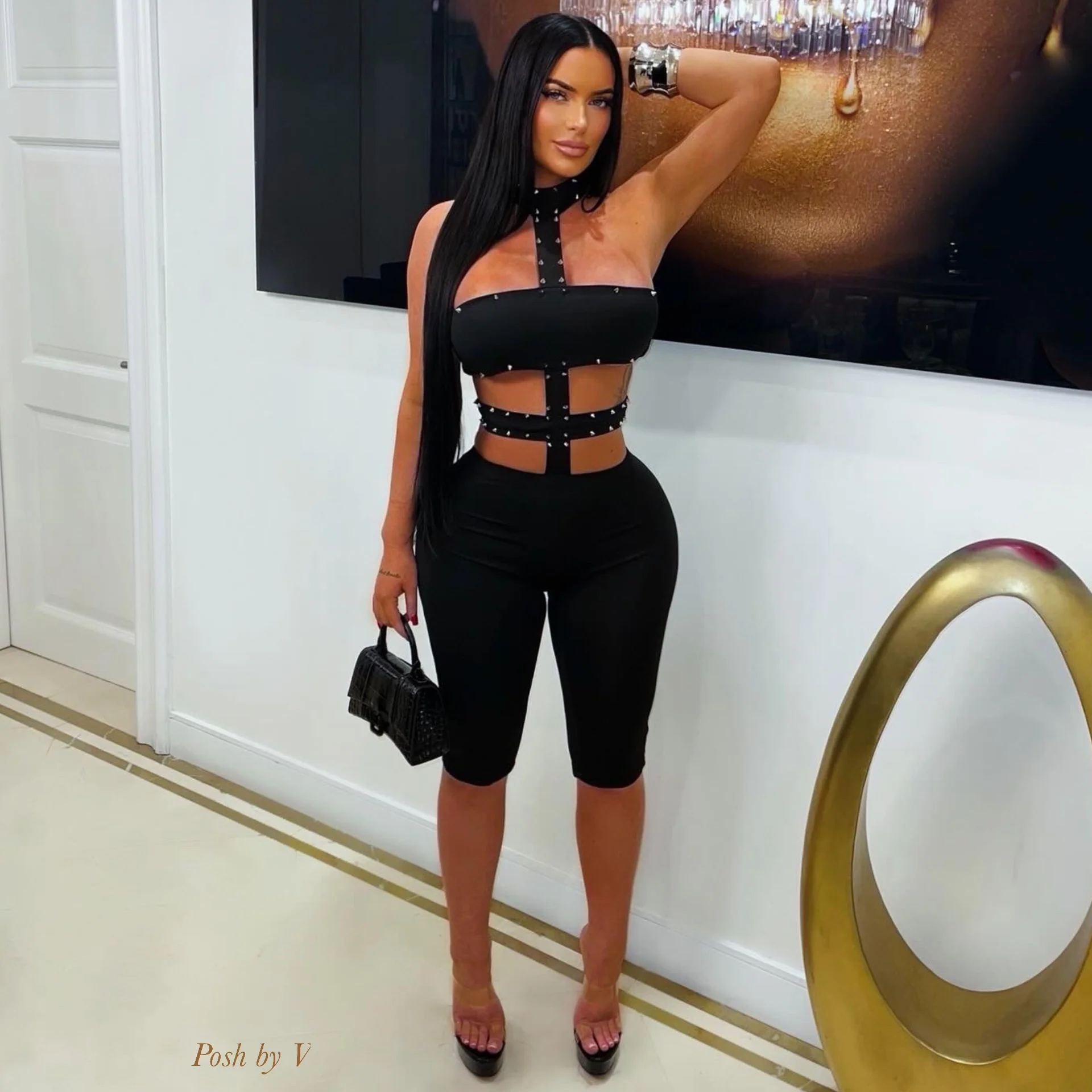 Vibe jumpsuit (Black/silver) - Image 2