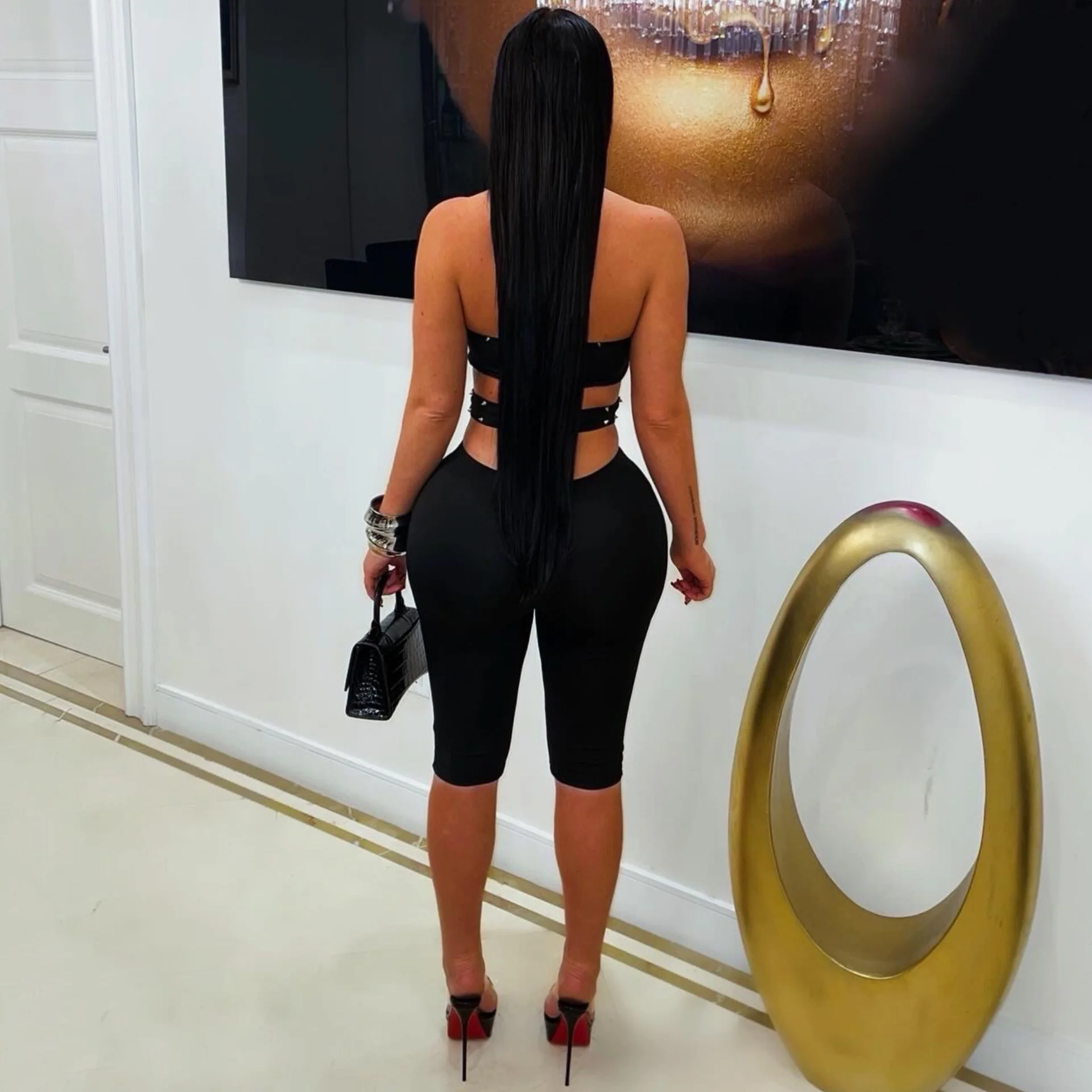 Vibe jumpsuit (Black/silver) - Image 3